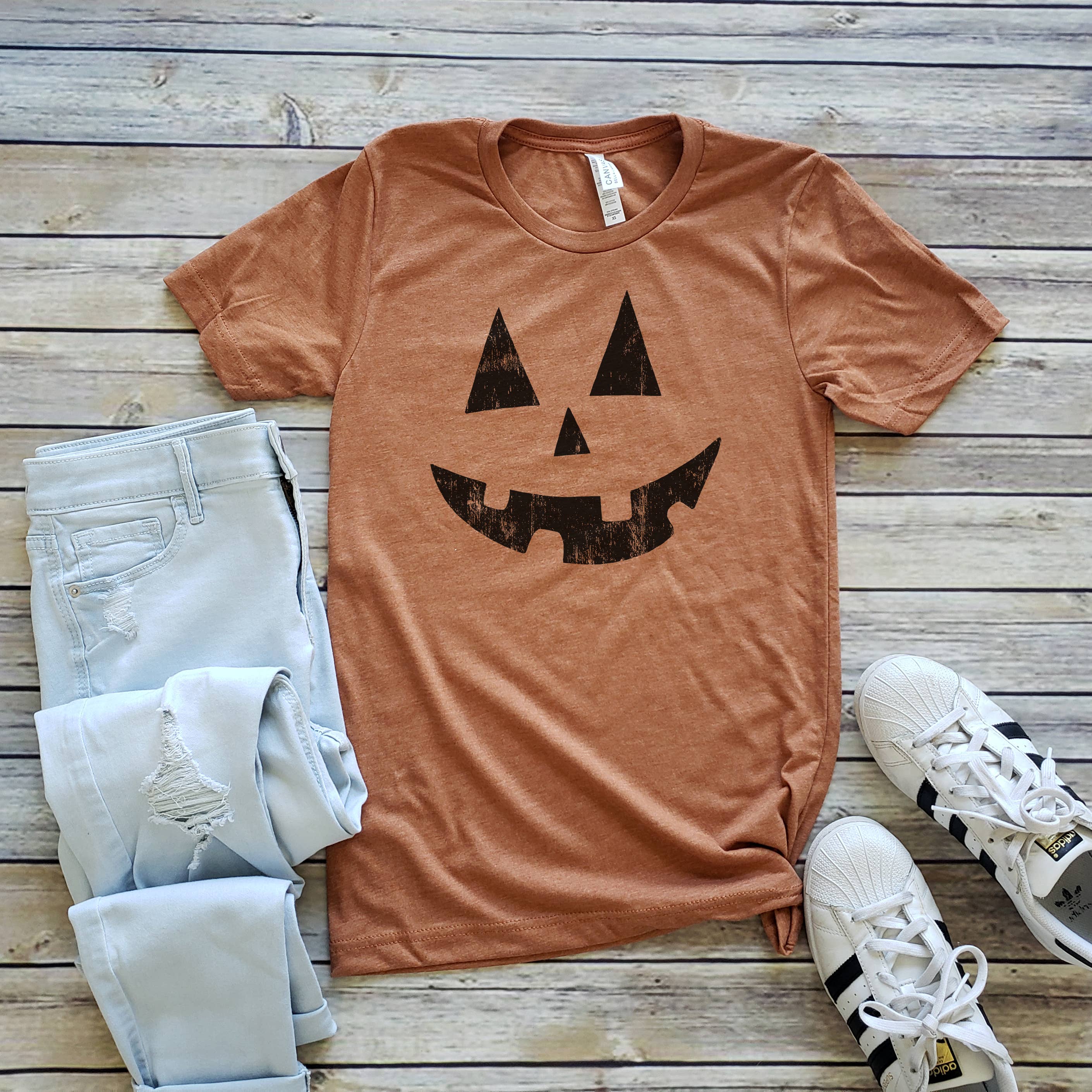 Jack O Lantern Tee | Halloween | Sizes XS-2XL