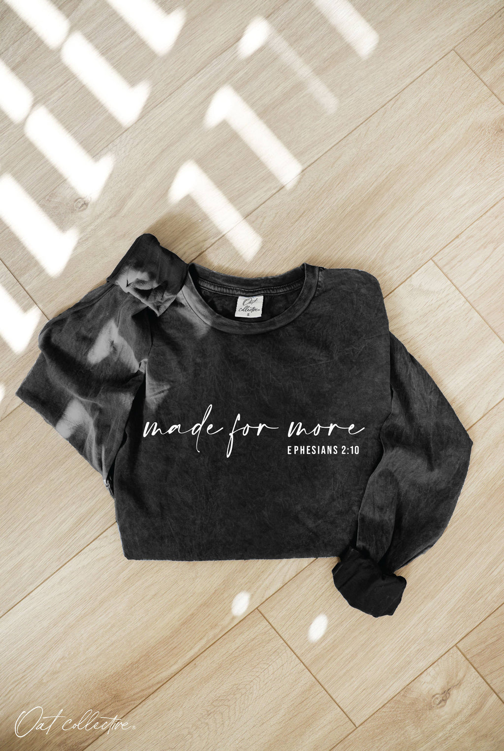Made For More Mineral Washed Long Sleeve Graphic
