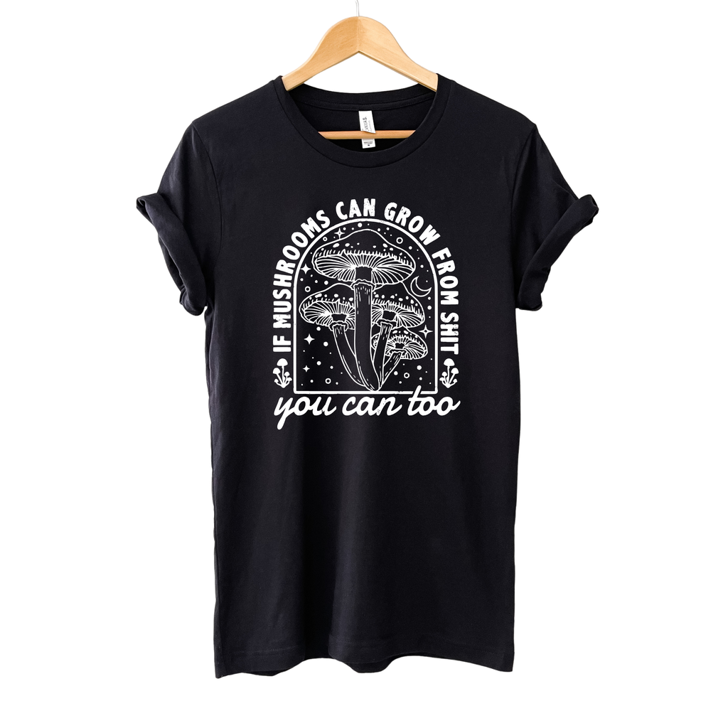 Funny Mushroom Graphic Tee 174