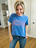 Sunkissed Blu Comfort Colors Women's Summer Graphic Tee