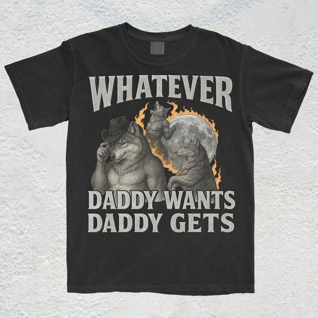 Daddy's Desires Werewolf Meme Funny Cringe Offensive Gen Z