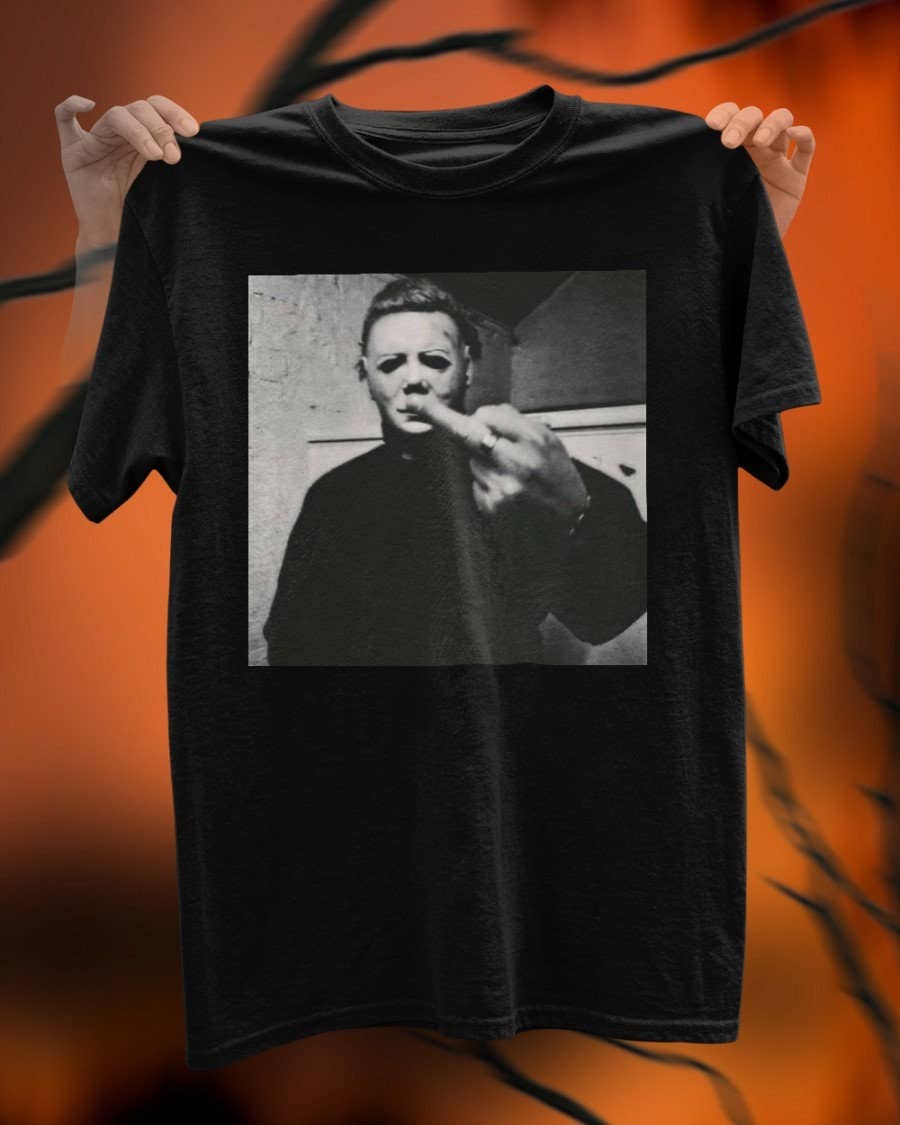 Michael Myers Halloween T-Shirt – Middle Finger Horror Tee
