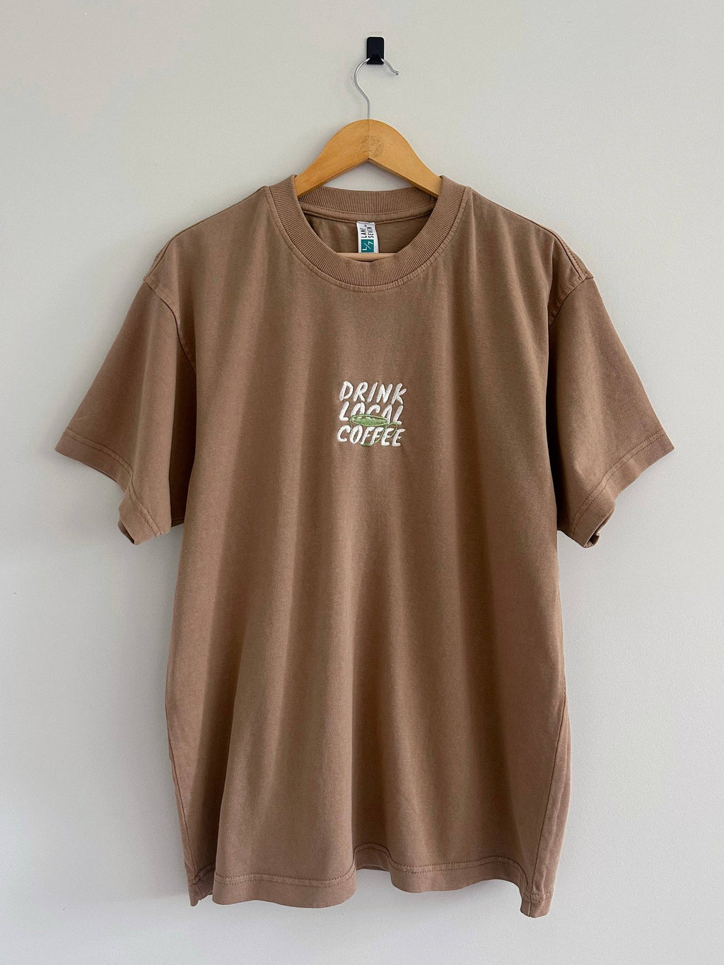Drink Local Coffee T-Shirt - Burro