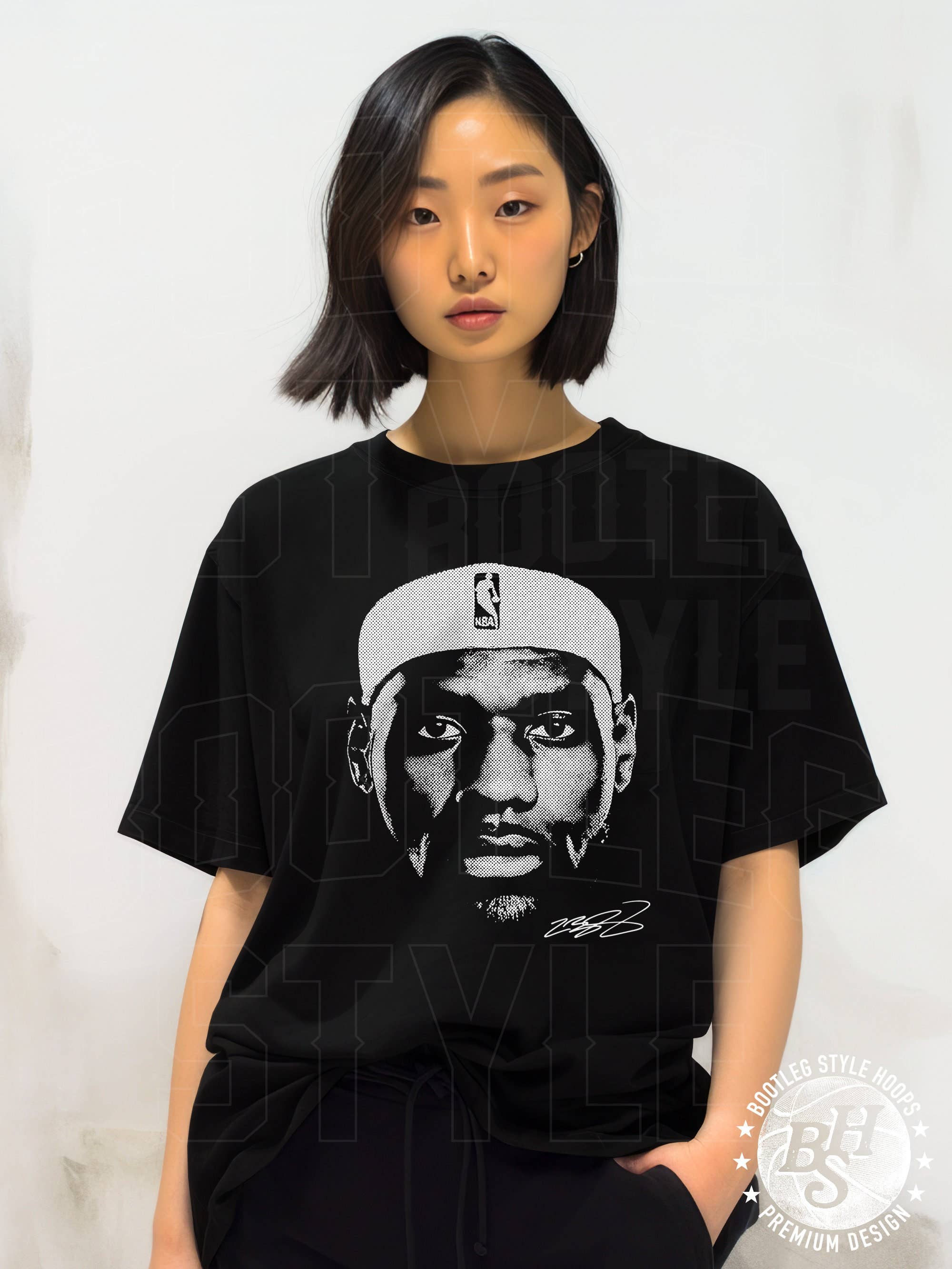 Lebron James Big Head 90s Bootleg Tee - Los Angeles Fan Gift