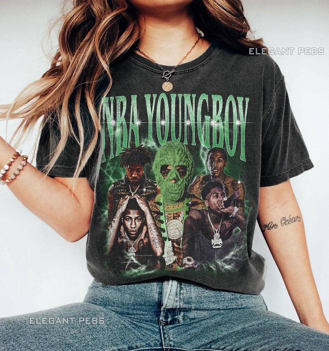 Youngboy Hiphop Vintage Tour Tee 2025 Masa Collection