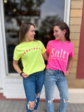 Sunkissed Neon Yellow Bella Retro Summer Graphic Tee