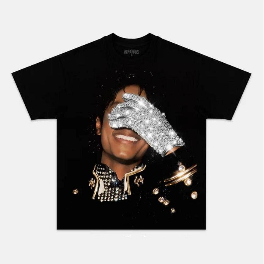 Vintage Michael Jackson Glove Graphic T-Shirt 90S Tee