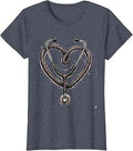 Stethoscope Heart Nurse Love Healthcare Design T-Shirt