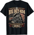 Big Boy 4014 Vintage Steam Locomotive Railroad Train Engine T-Shirt