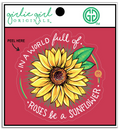 Decal/Sticker World Sunflowers 2271