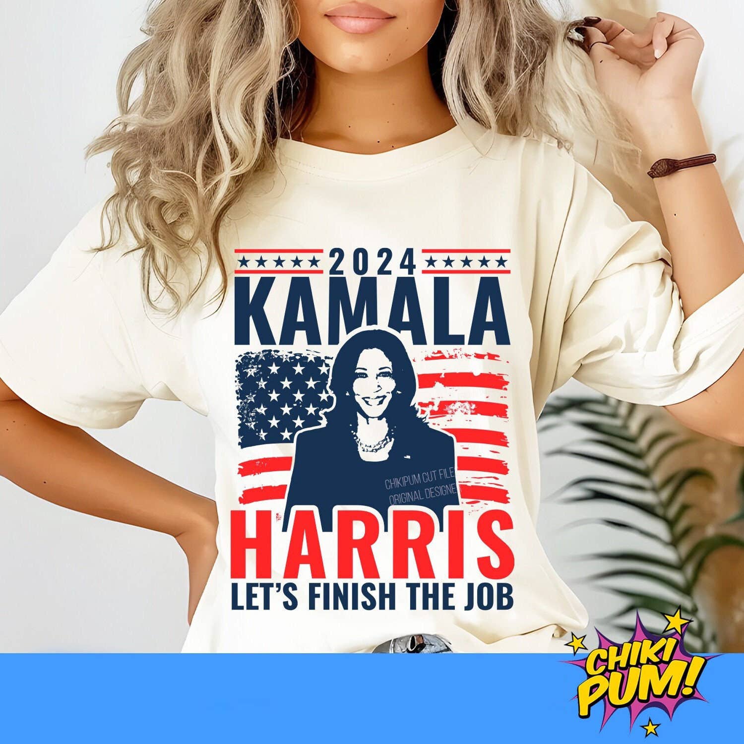 Kamala Harris 2024 Shirt - Let's Finish the Job, Madam Presi