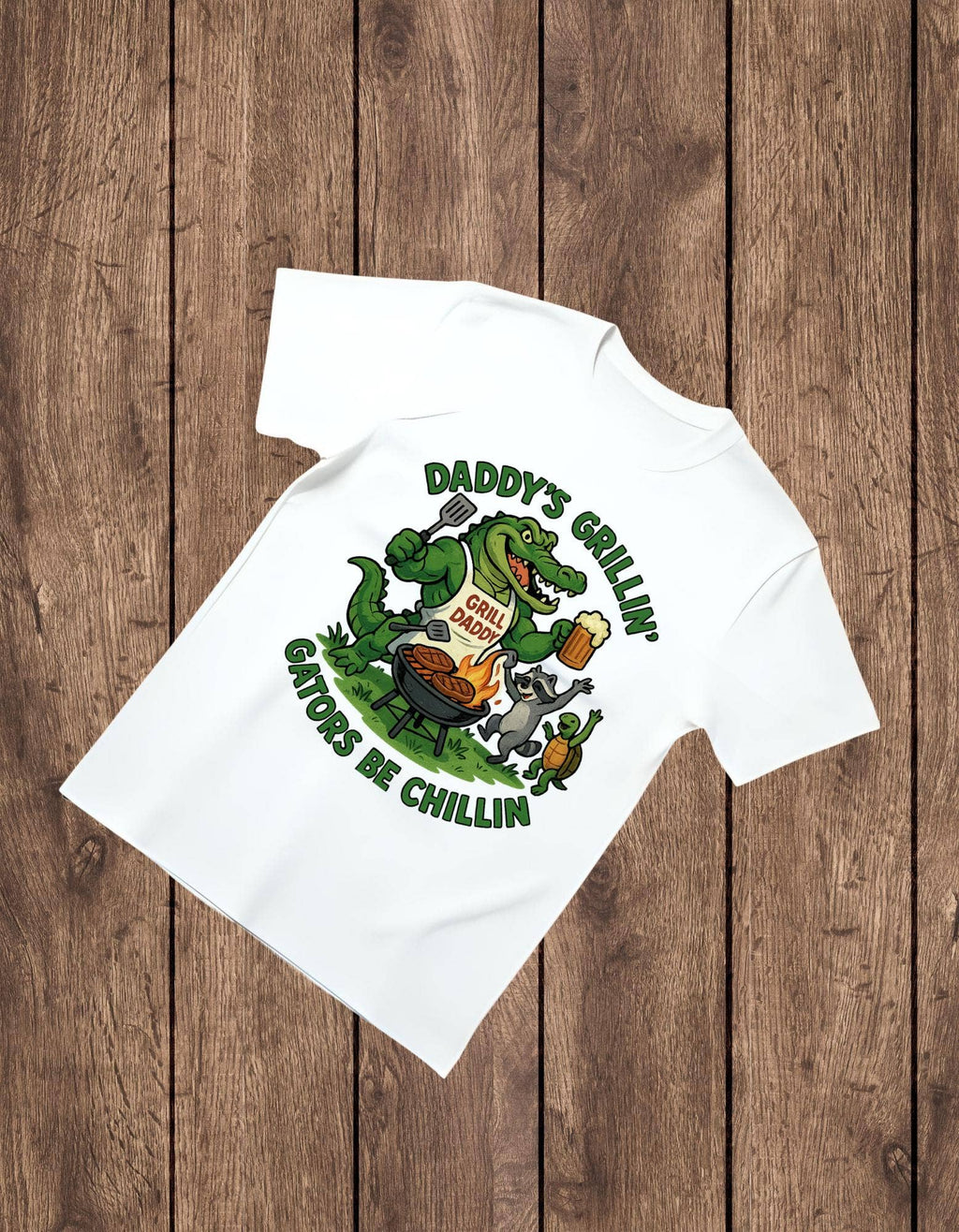 Grill Daddy Gator Bbq Funny Dad Gift, Southern Cookout Humor