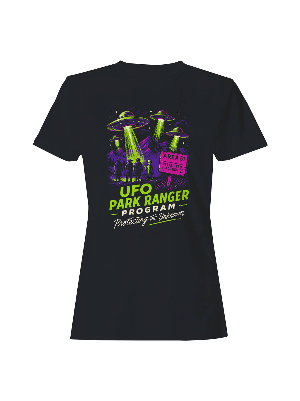 Ufo Park Ranger Area 51 Program Women's T-Shirt