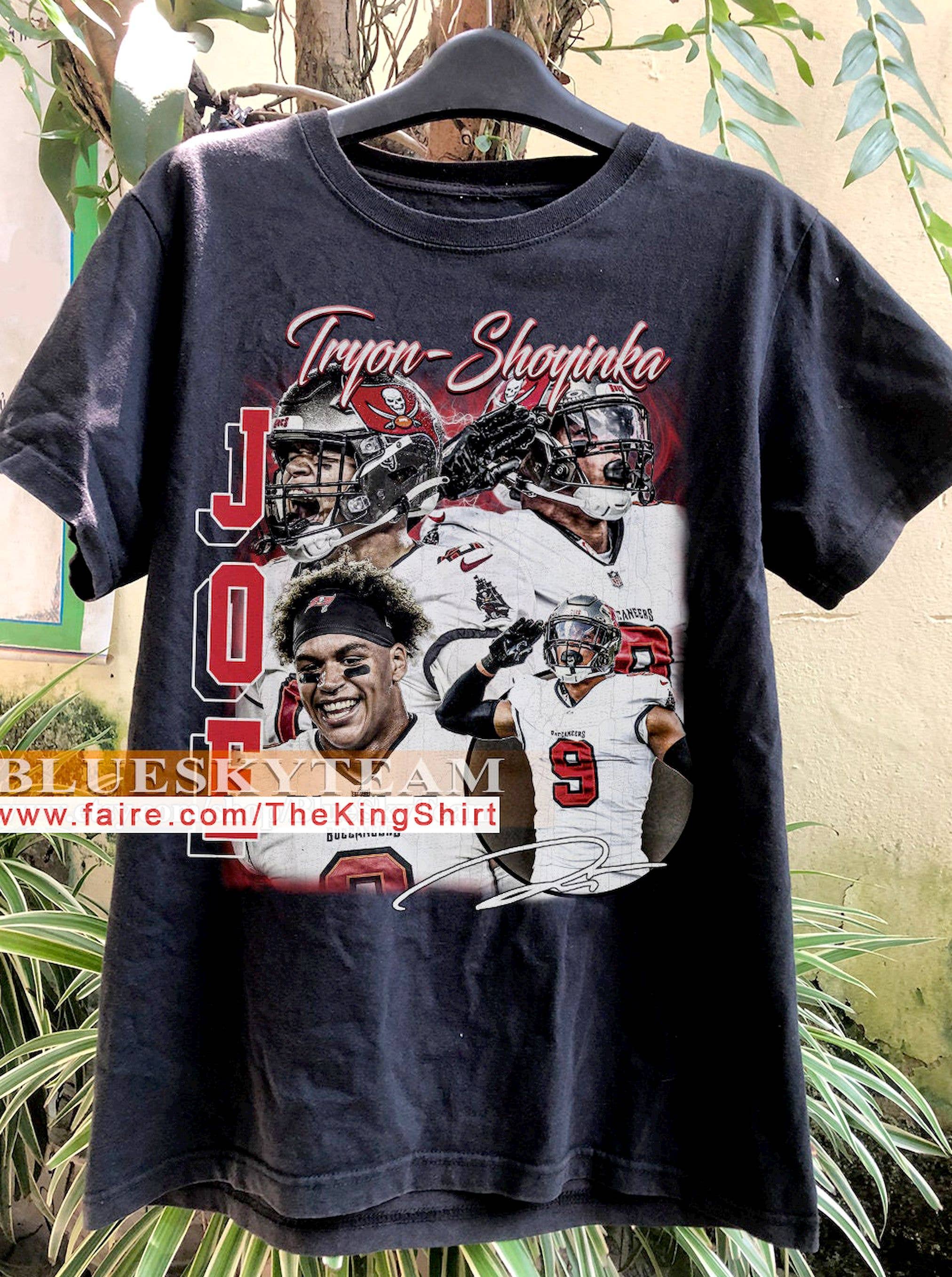 Vintage 90s Joe Tryon-Shoyinka T-Shirt, Retro Football Tee