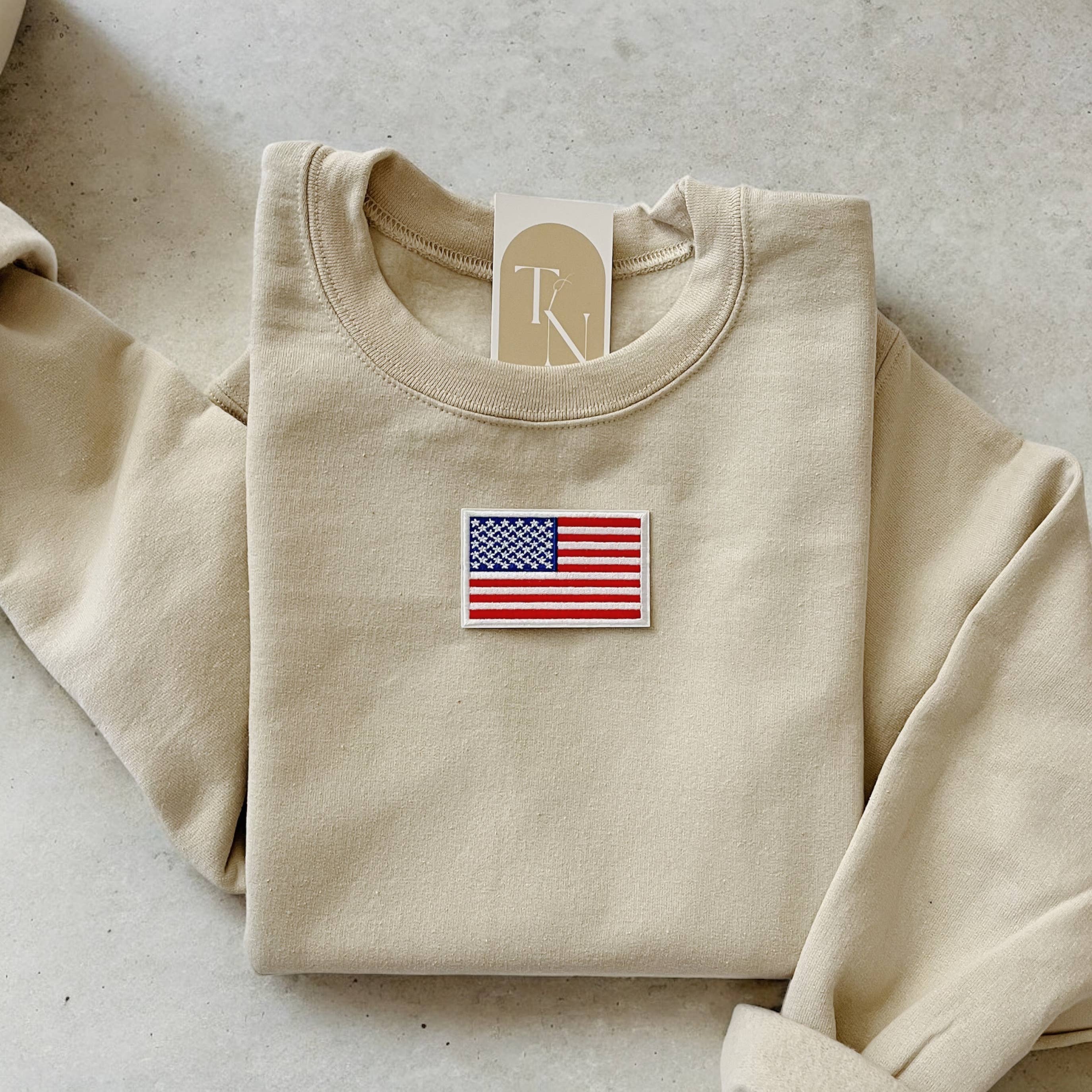 American Flag Sweater