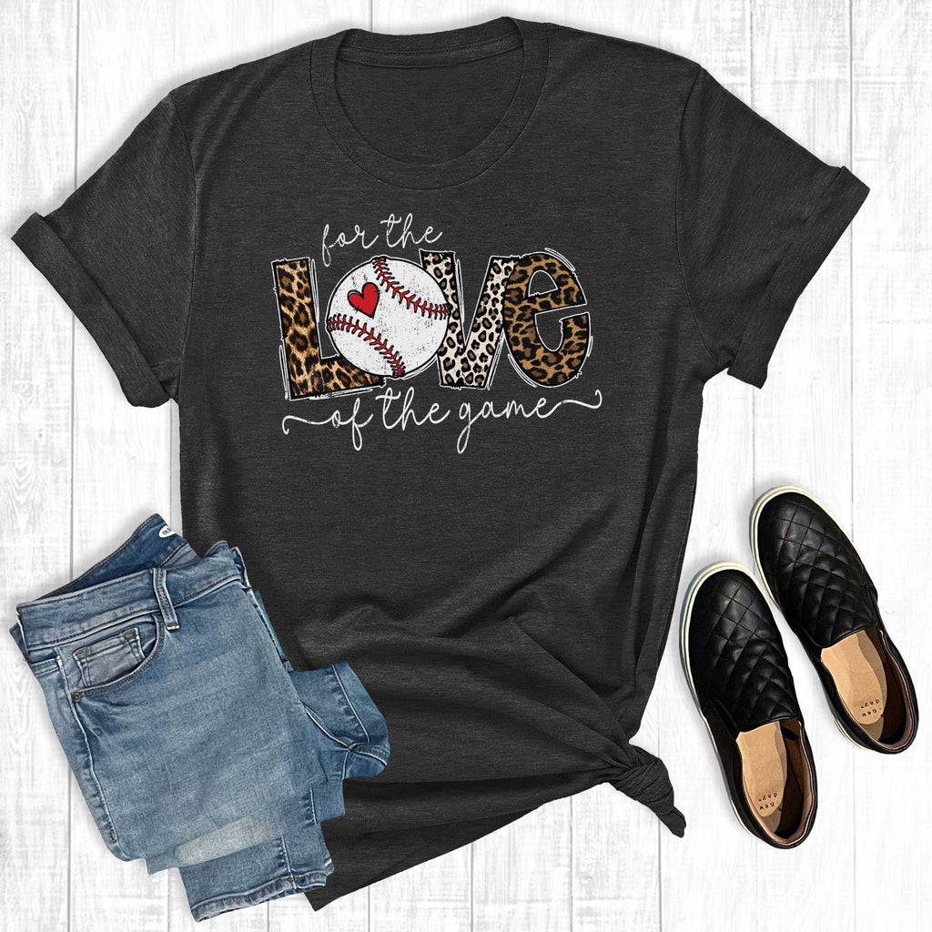 For the Love of the Game Baseball Graphic Tee