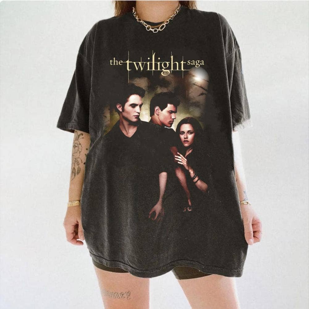 Twilight Saga Movie Tee, Retro Homage Shirt