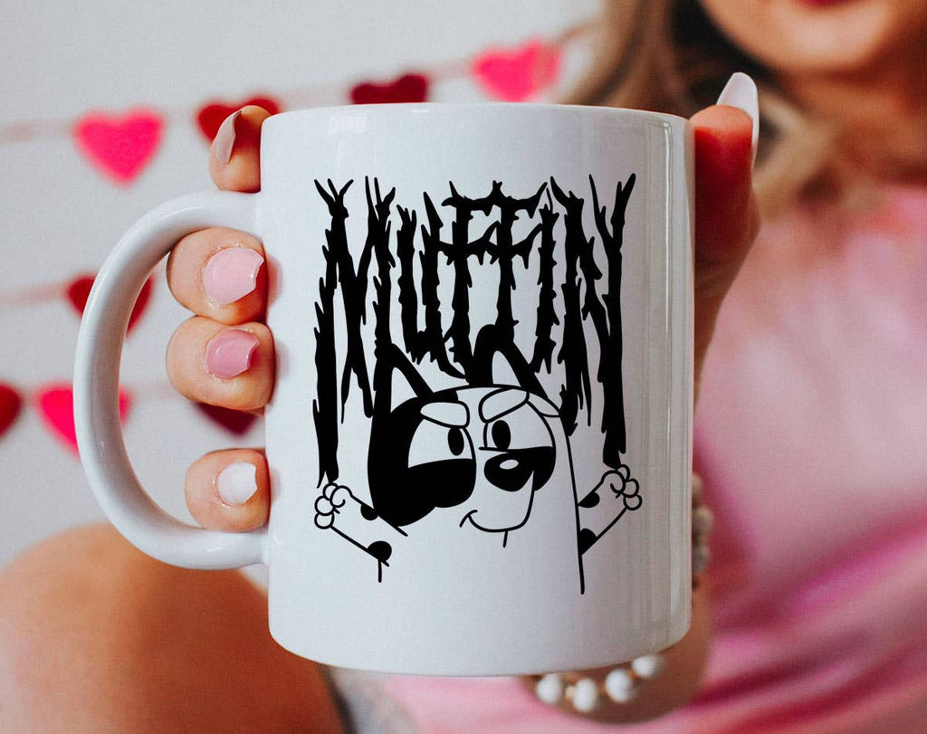 Muffin Metal - Funny Bluey Inspired Coffee Mug