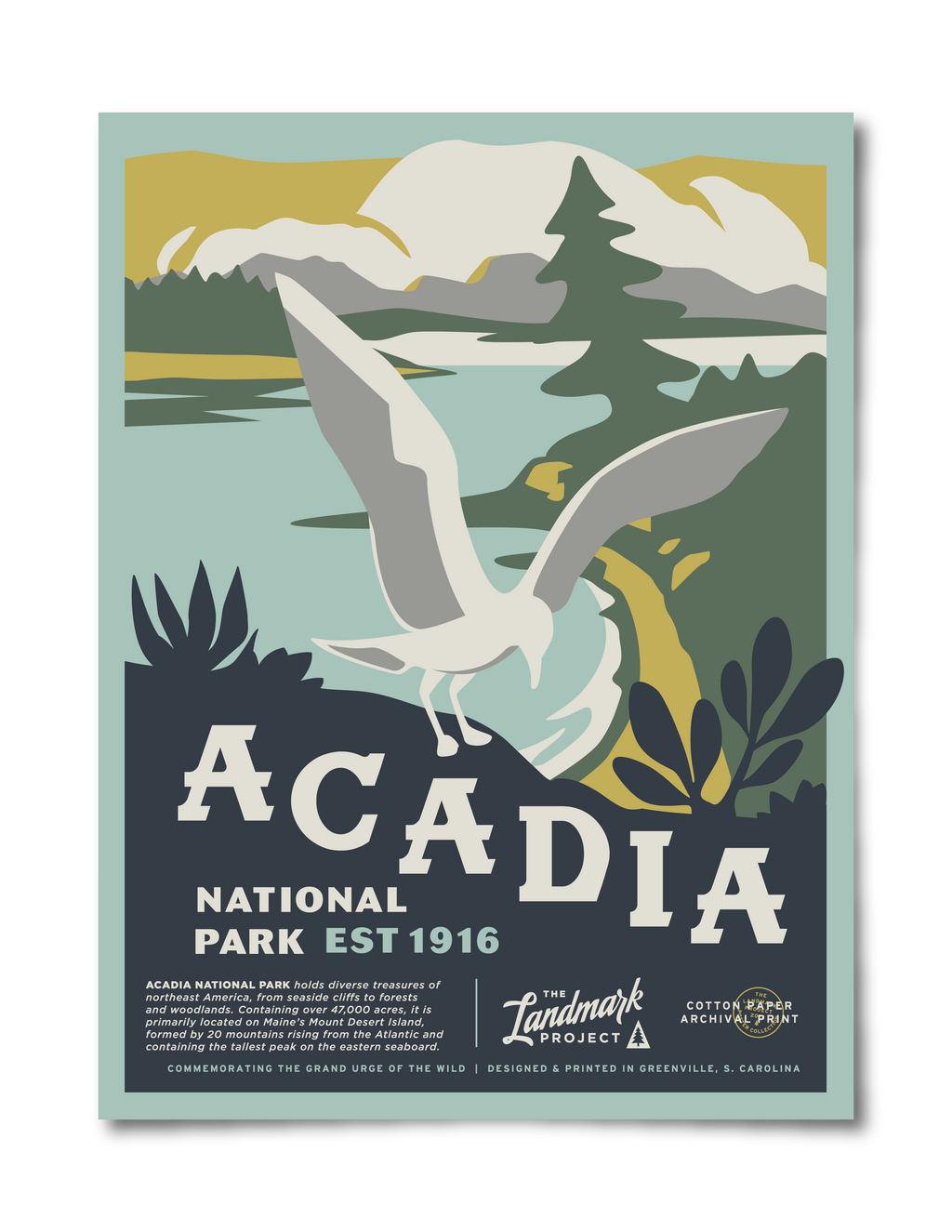 Acadia National Park Poster
