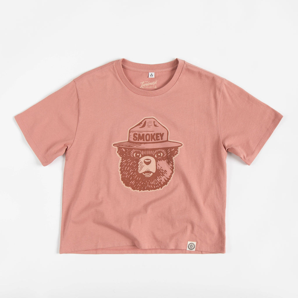 Smokey Logo Women's Short Sleeve Boxy Tee