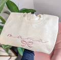 Embroidered Sweatshirt, Mothers Day, Mothers Day Gifts