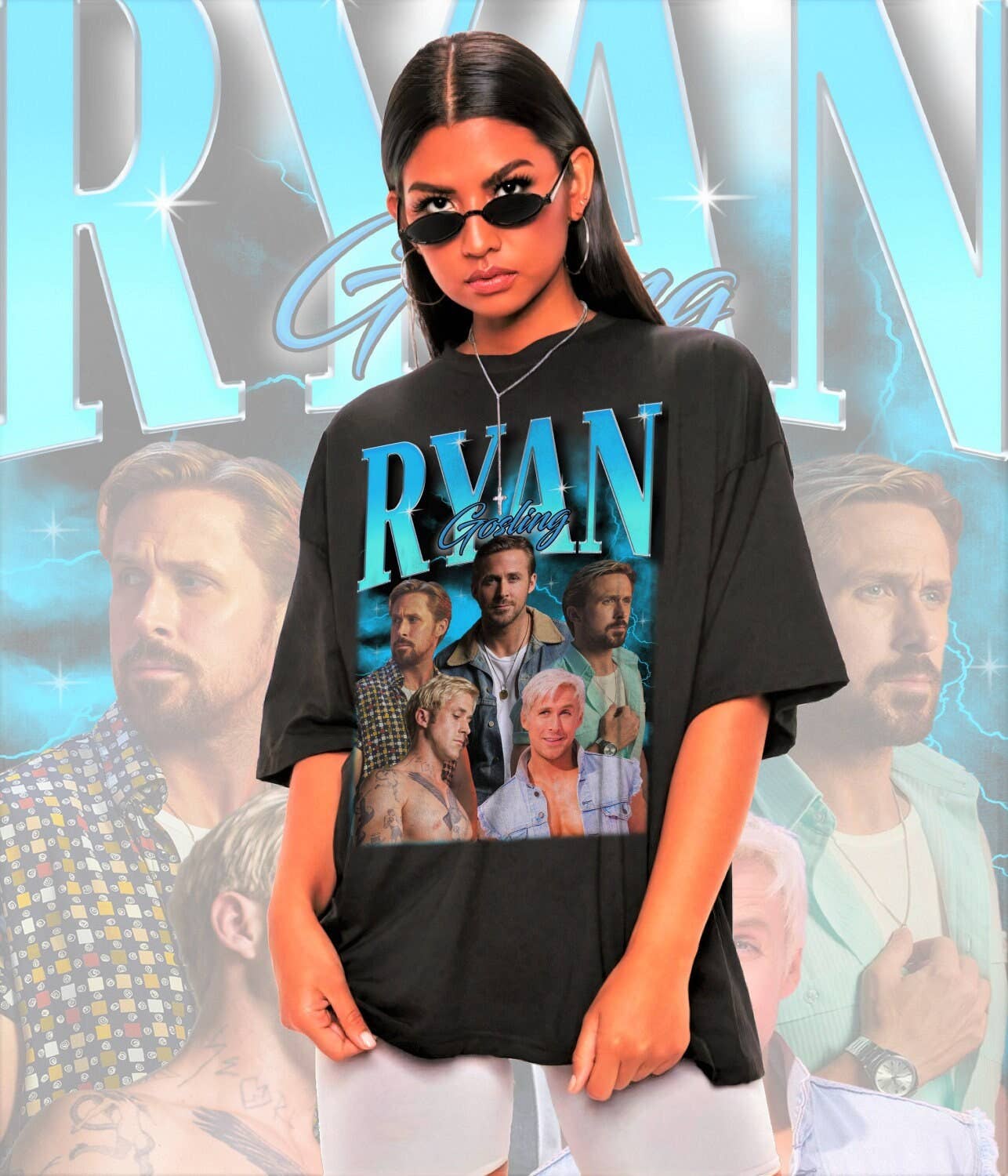 Retro Ryan Gosling Shirt 90s Homage Tee For Fans