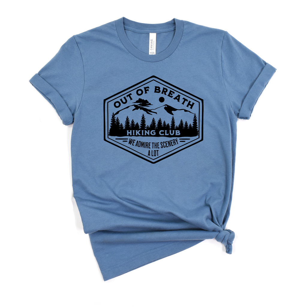 Out of Breath Hiking Club Graphic Tee 127