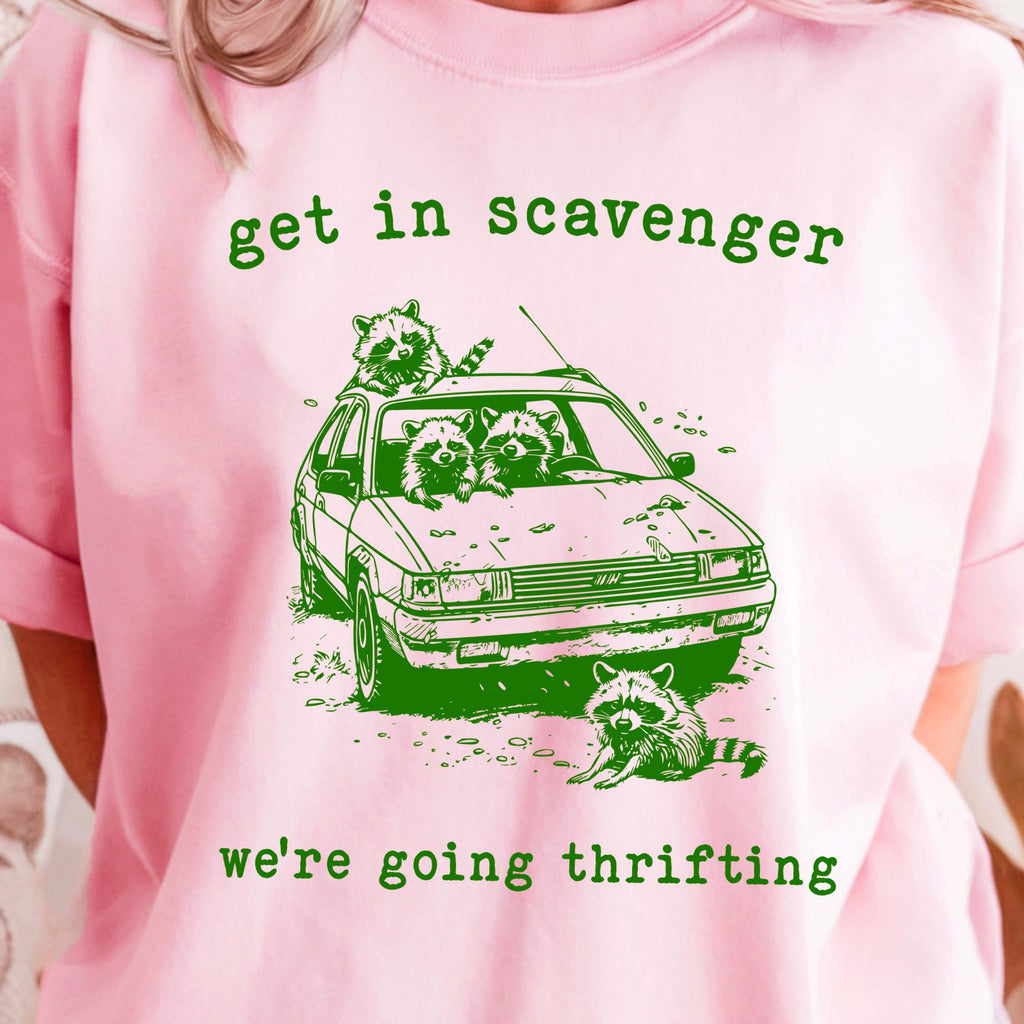 Women's Graphic Tee | Get in Scavenger We're Going | Gildan