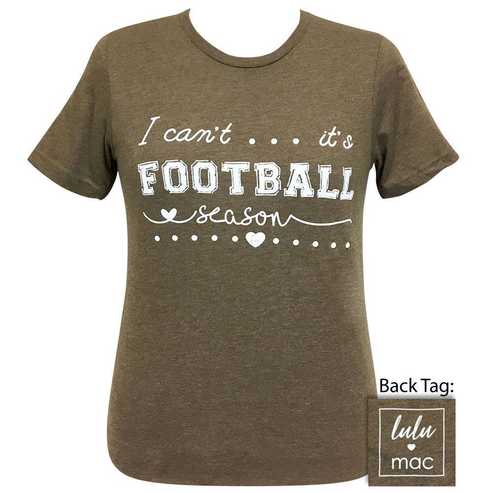 Lulu Mac-Football Season-Heather Brown SS-LM40