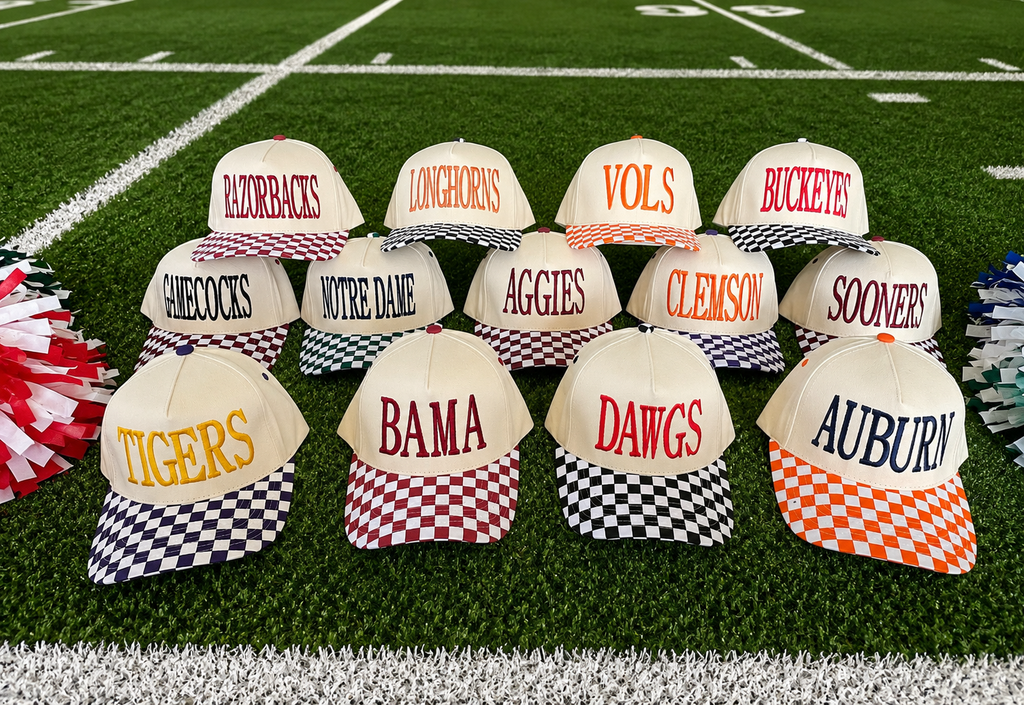 Custom Checkered Hat