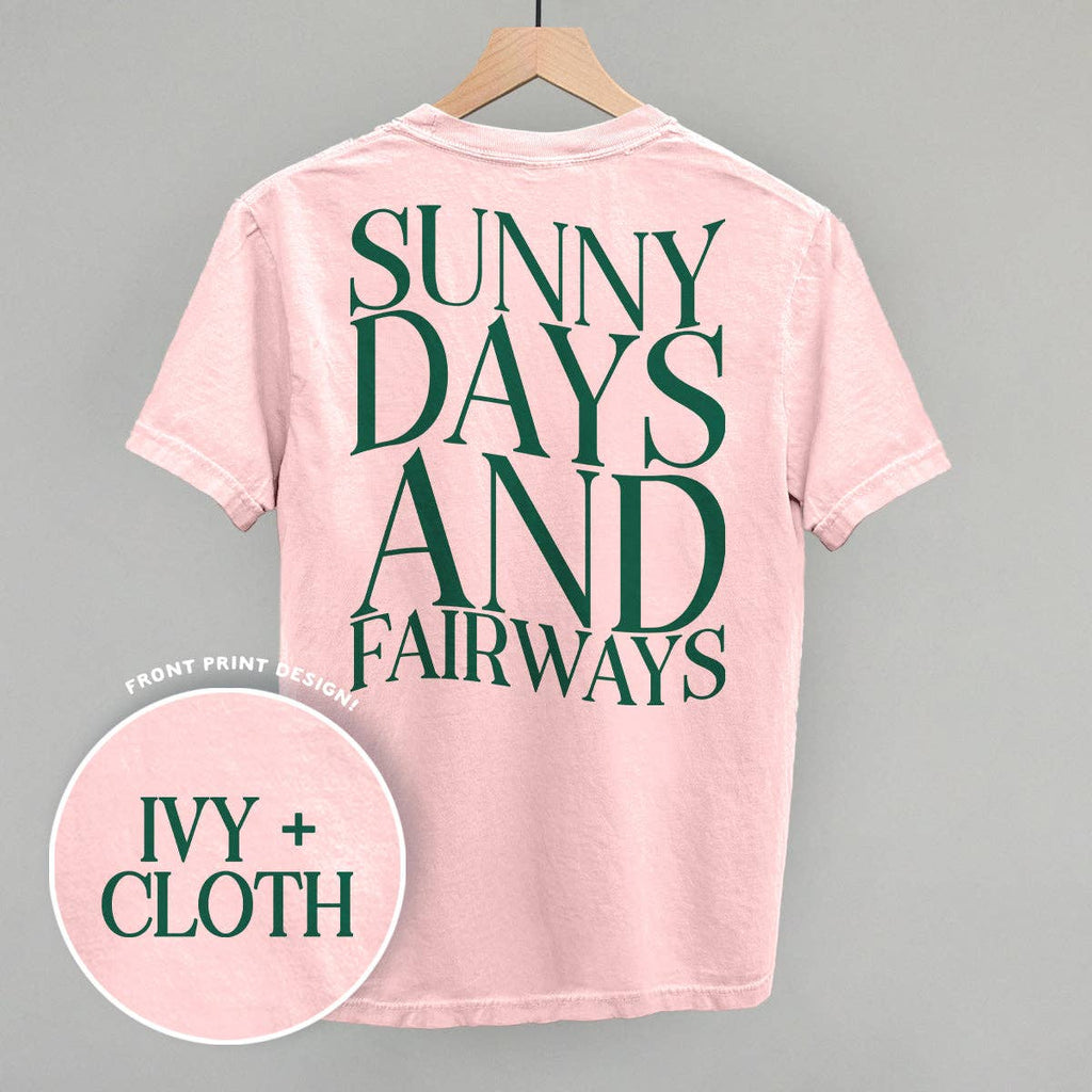 Sunny Days and Fairways (Back Print)