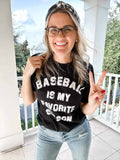 Game Day Baseball Is My Favorite Season Tultex Graphic Tee