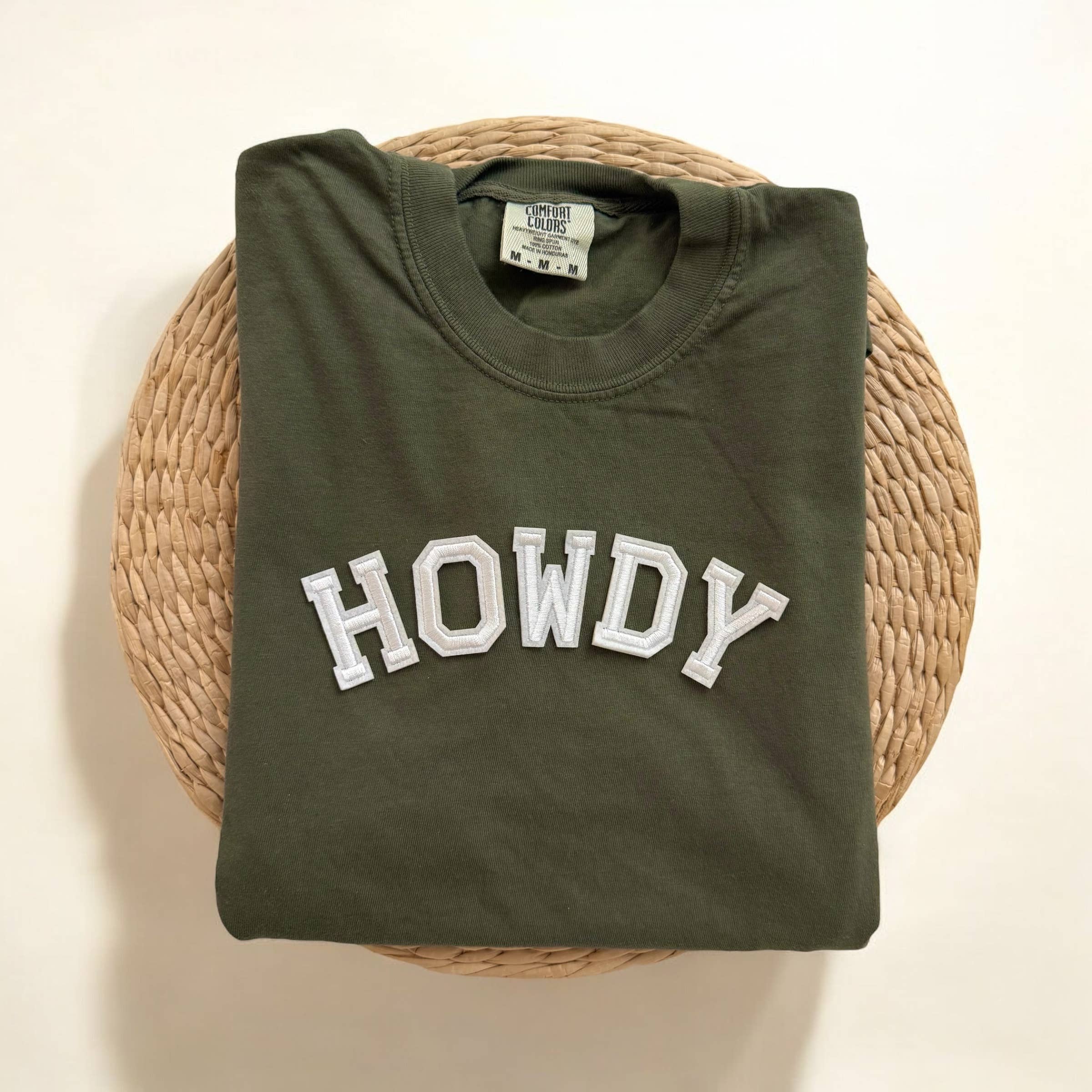 Howdy Cowboy Comfort Colors Short Sleeve Shirt