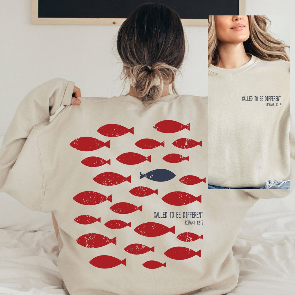 Called To Be Different Faith Summer Graphic Sweatshirt
