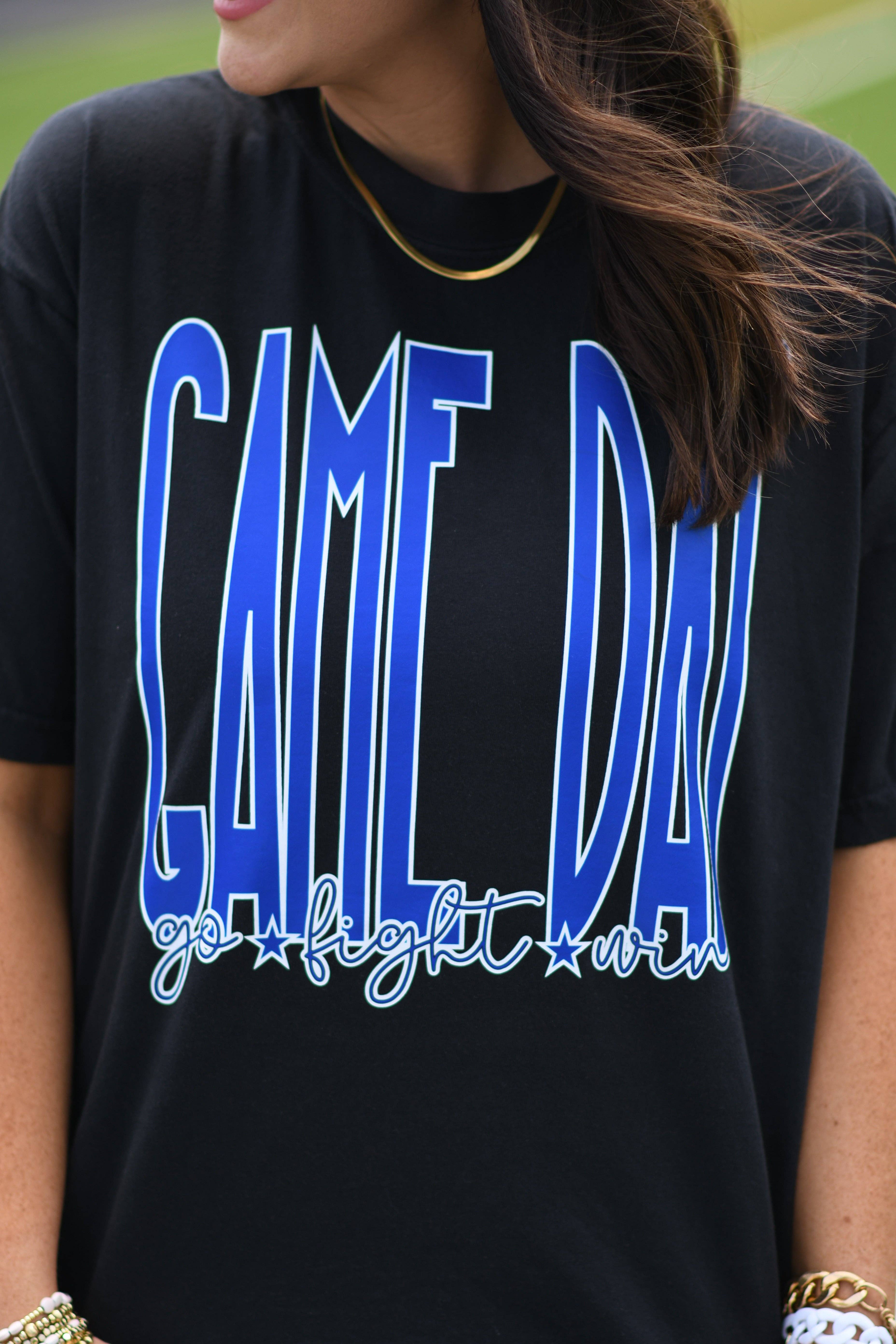 Game Day Go Fight Win Royal Blue