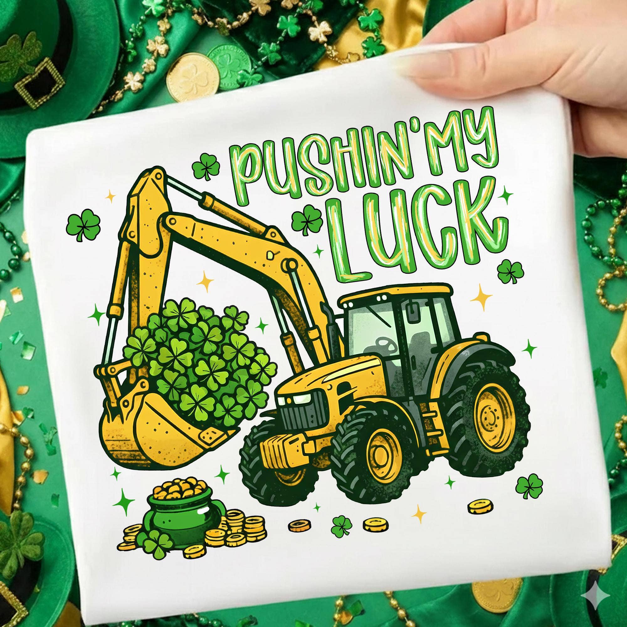 Lucky Shamrock St. Patrick's Day Toddler Boy Shirt