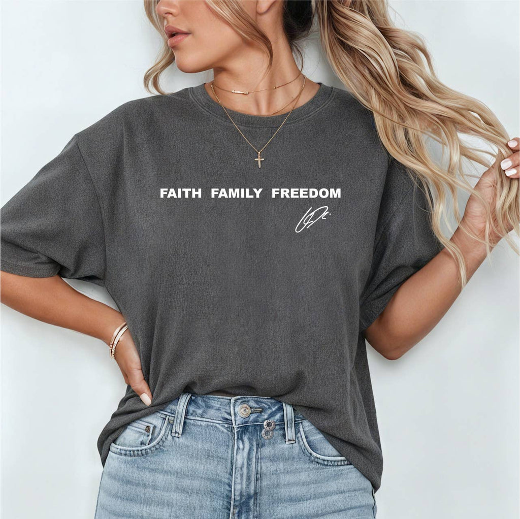 Faith Family Freedom Premium T-Shirt Charlie Kirk