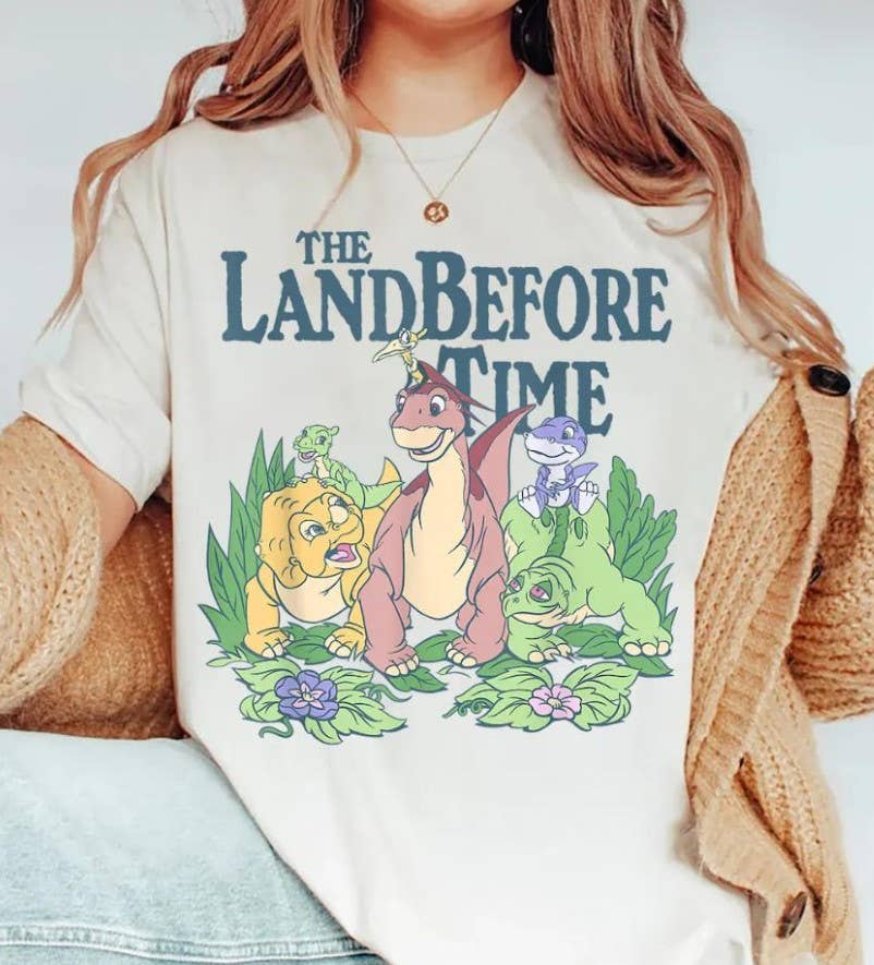 Land Before Time Dinosaur Friends Shirt - Pastel Party Tee