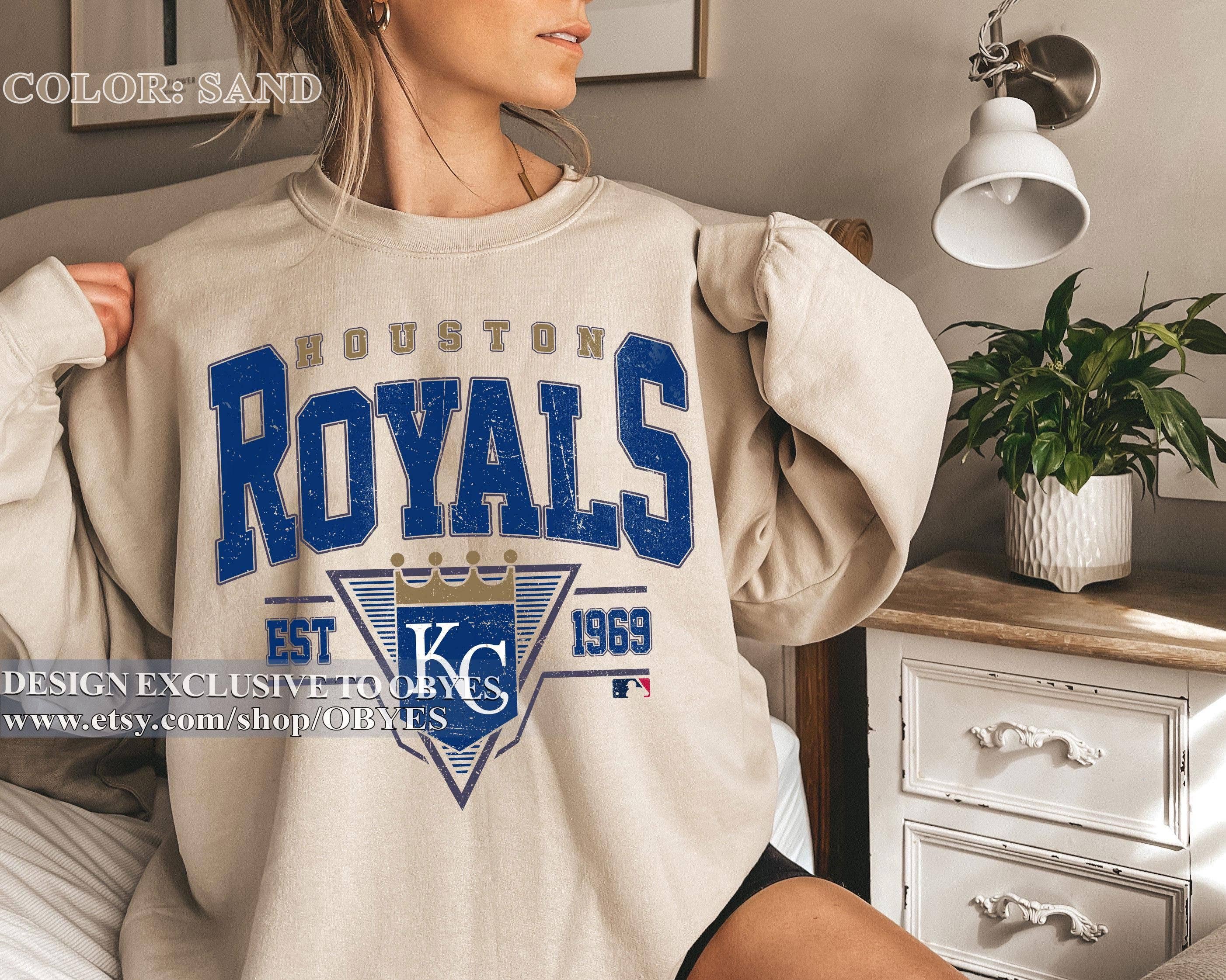 Vintage Kansas City Baseball Sweatshirt - Retro Baseball