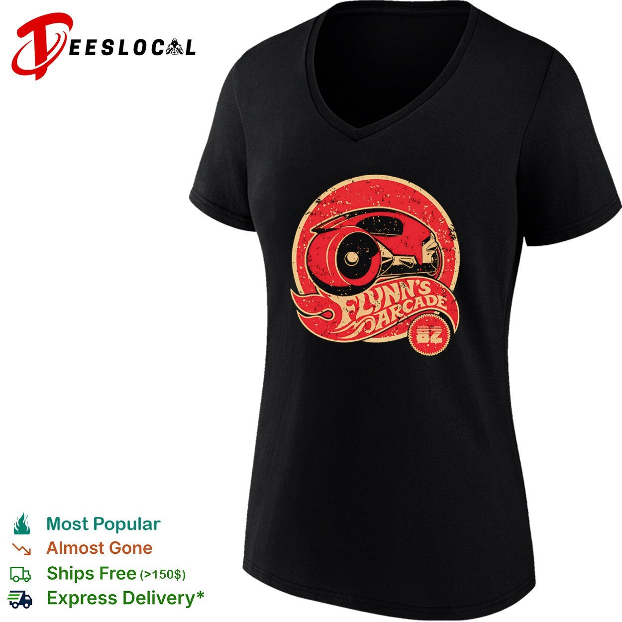 A Tron-inspired light cycle style of Hot Wheels shirt