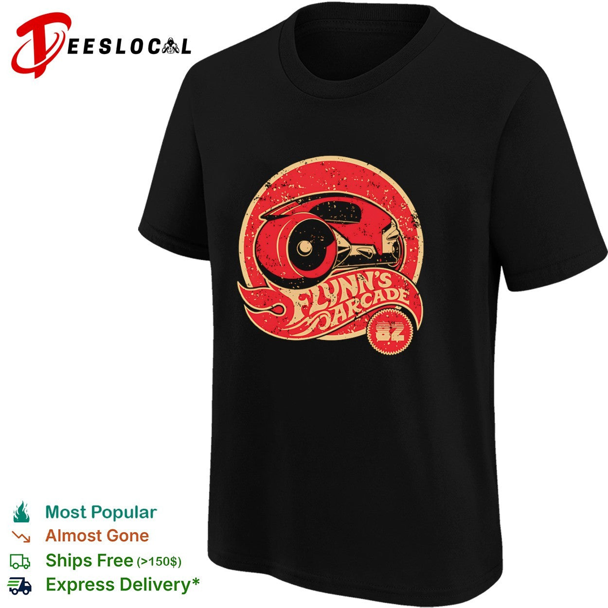 A Tron-inspired light cycle style of Hot Wheels shirt