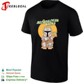 A cat bounty hunter and his frog foundling Meowdalorian and Kroku shirt