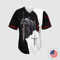 A child of god a man of faith a warrior of christ baseball jersey