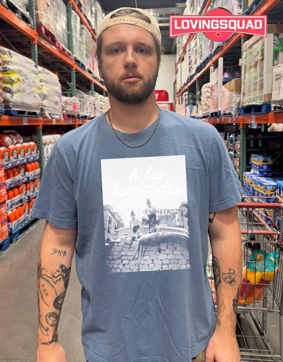A las Barricadas Spanish Civil War Historical Photography shirt