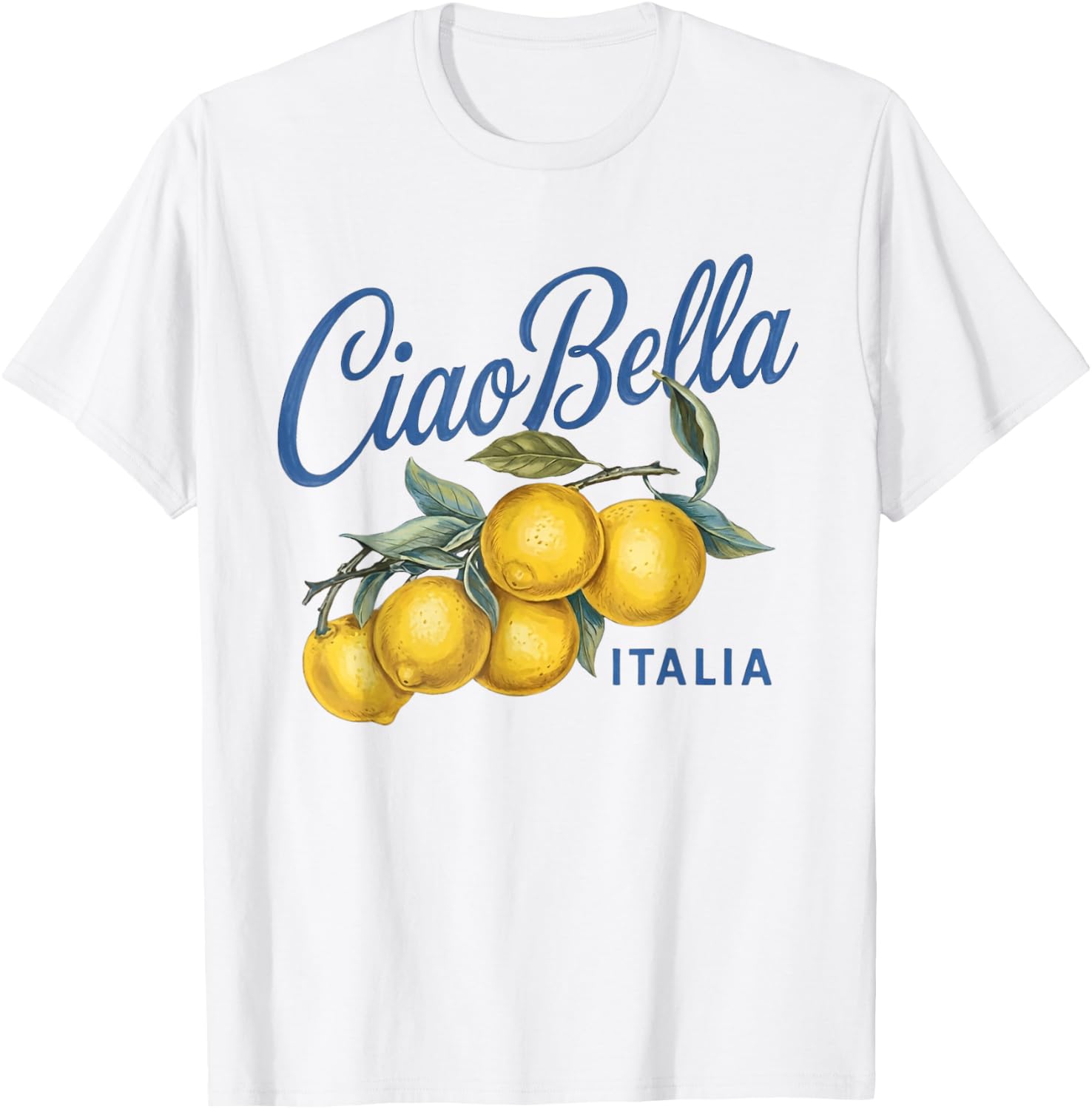 Retro Ciao Bella Italia Fresh Italian Lemon T-Shirt