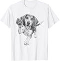 Treeing Walker Coonhound Sketch Graphic T-Shirt