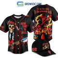 AC/DC High Way To Hell I’m On The Way To The Promised Land Baseball Jersey