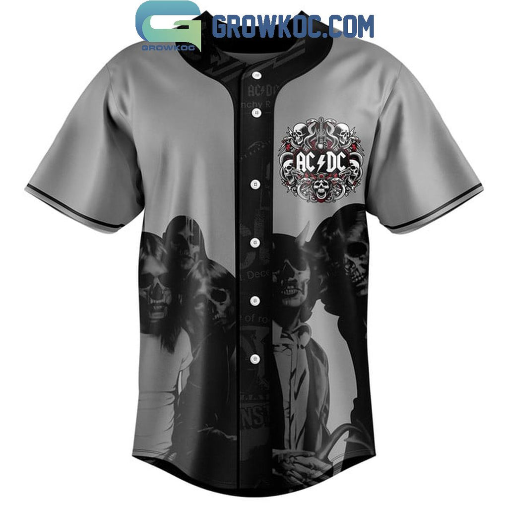 ACDC Shot In The Dark Personalized Baseball Jersey