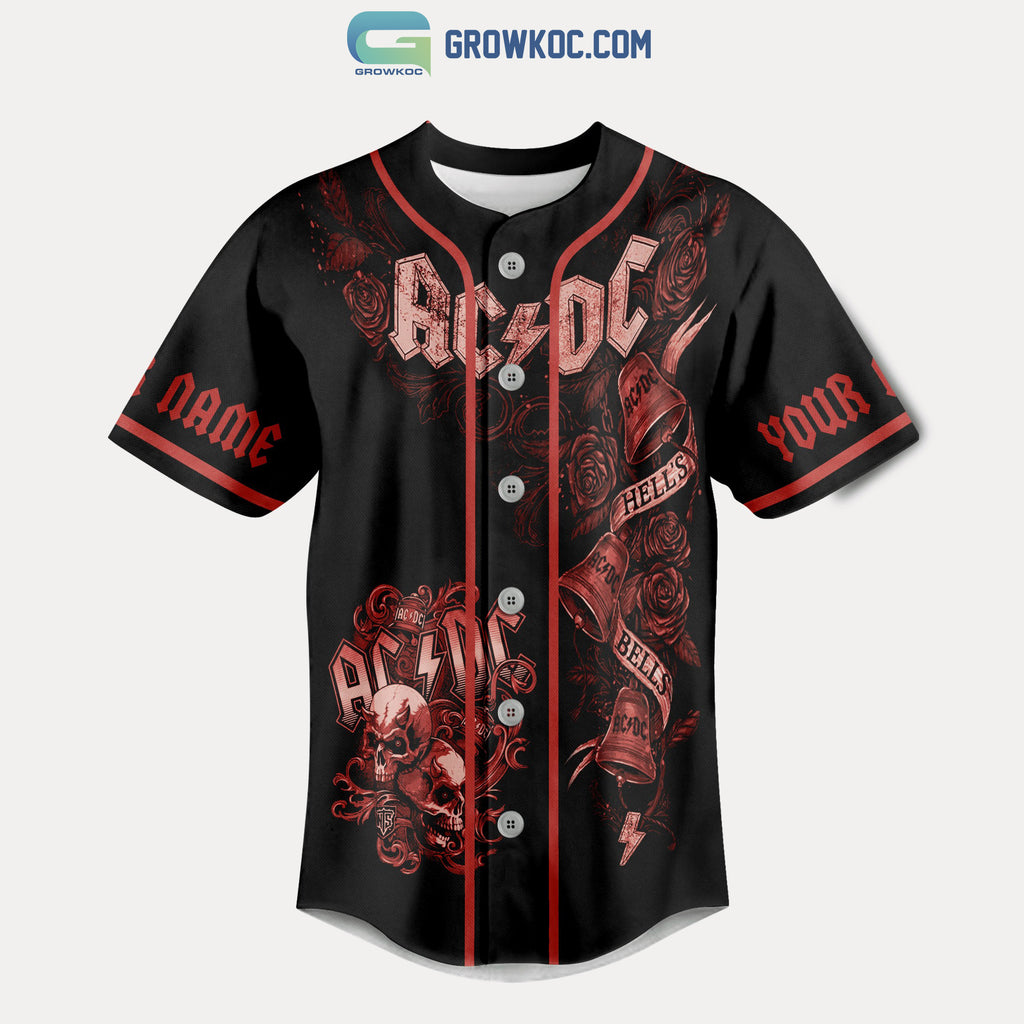 AC/DC When I Die Let Me Still Be A Fan Of AC/DC Personalized Baseball Jersey