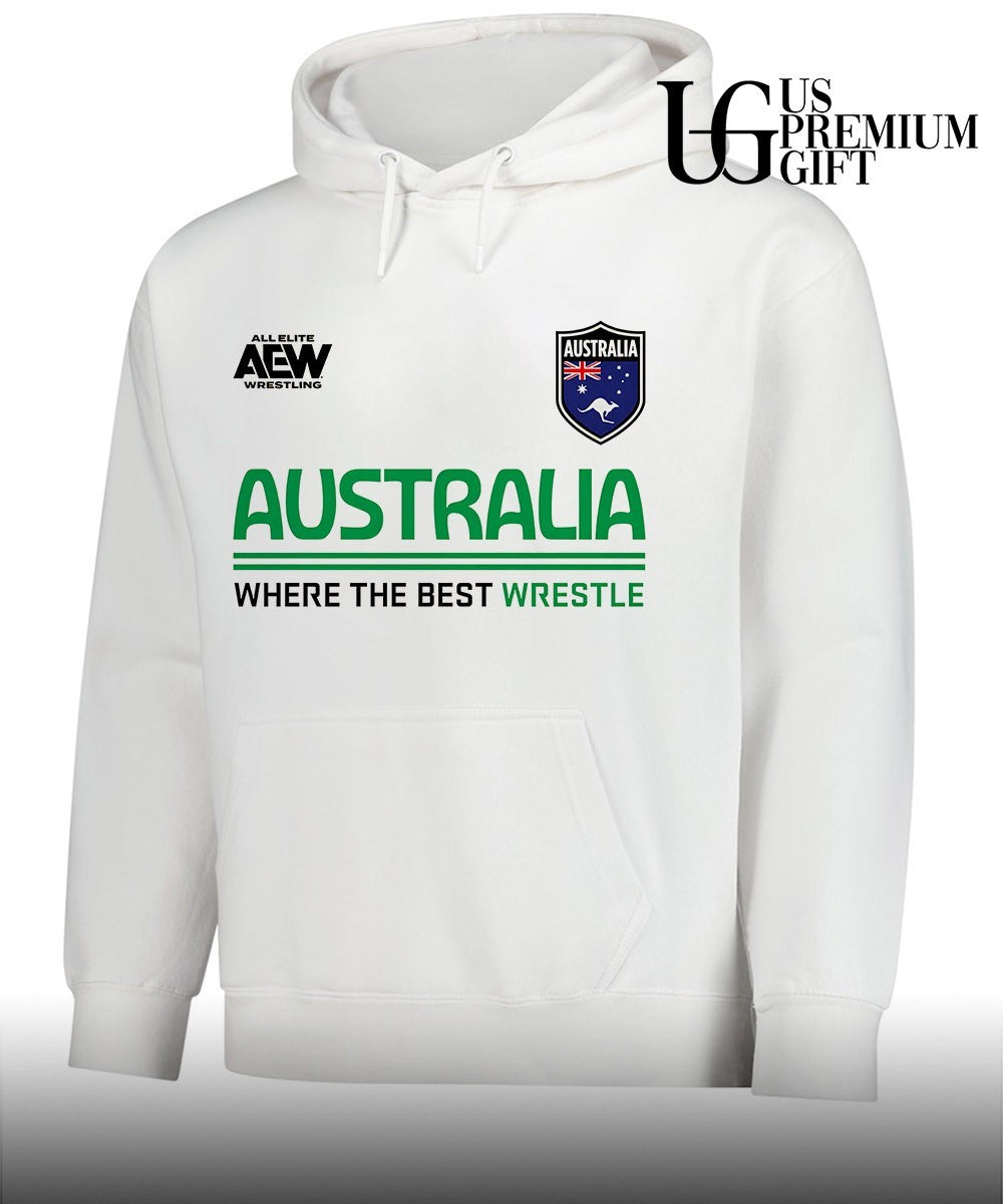 AEW Australia Where the Best Wrestle shirt